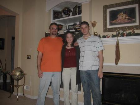 My daughter Ashley, My youngest son Brad and me