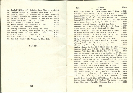 Benjamin Brigman's album, 1956 - 1957 No Chas HS Student Directory