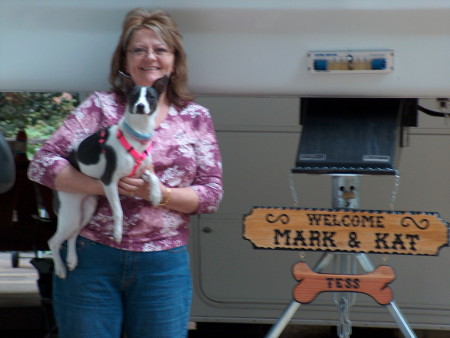 Camping with my wife & puppy