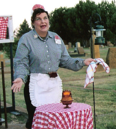 Me as "Gina, the Italian Waitress" 2005