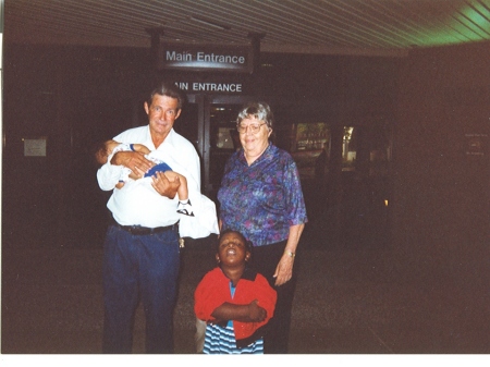 Mom (died 2005), grandson,  neice, & me