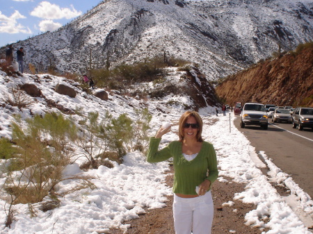 Yes, we get snow in Arizona. Taken last year 2005!