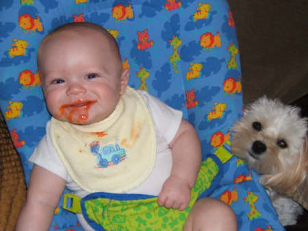 Will eating carrots! with Lincoln on the side!
