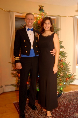 Navy Holiday Ball 2007/Cass and Michelle