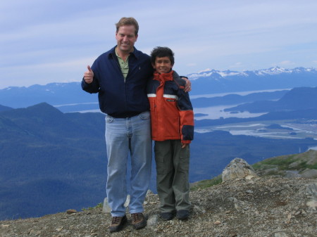 My brother Wayne and my son Lawrence in Alaska - Summer 2006