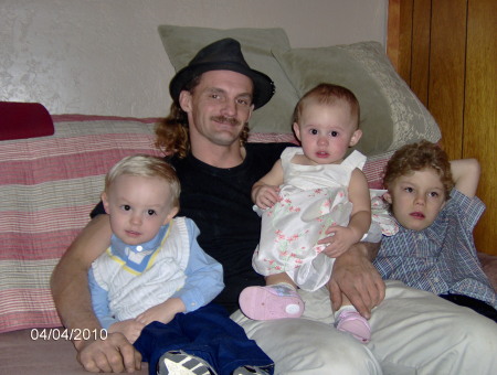 the kids and there dad my husband