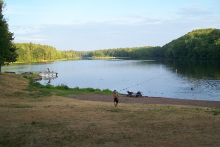 Our favorite swimming/fishing hole.