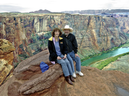 Horseshoe Bend on Colorado River below Page, AZ