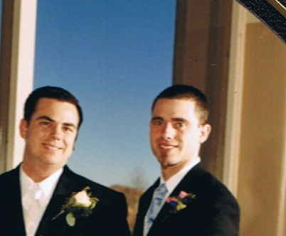 My son Rory's wedding 2003
