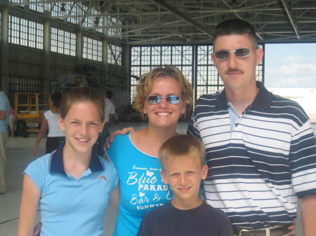 The family at NAS JAX Navy Base
