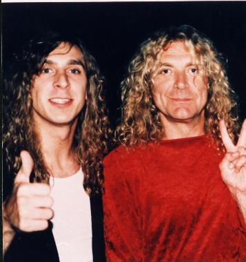 Me and Robert Plant