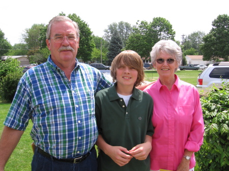 Blake w/ his grandparents