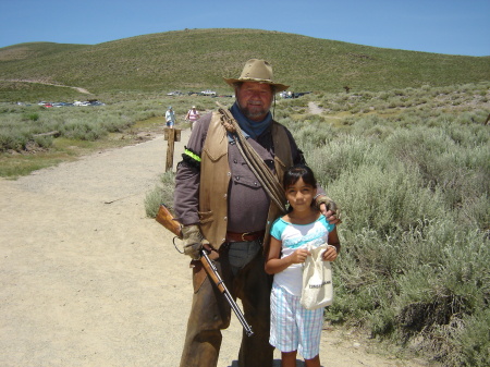 My daughter with the Cowboy
