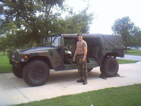 Me and M998 HMMWV