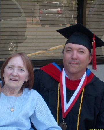 My Mom and I at Graduation