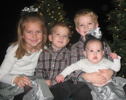 Farrington Kids at Christmas 2007
