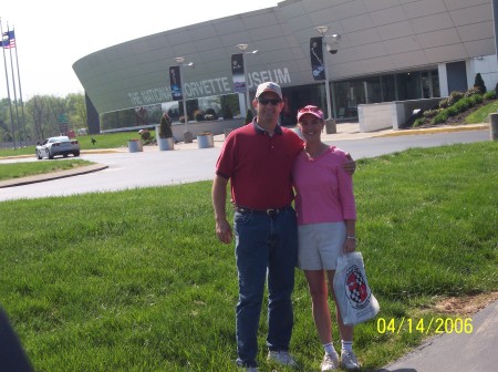 In front of the National Corvette Museum - Bowling Green KY