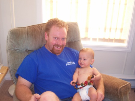 my husband Evan and Jackson, our youngest