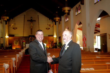 Dad and Groom before wedding 4/2010