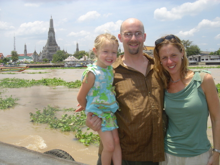 Tim Anne and Paige in Thailand