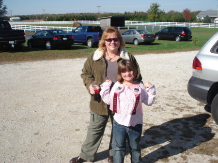 Bryann's First horse Show!! Yeah 2 ribbons!