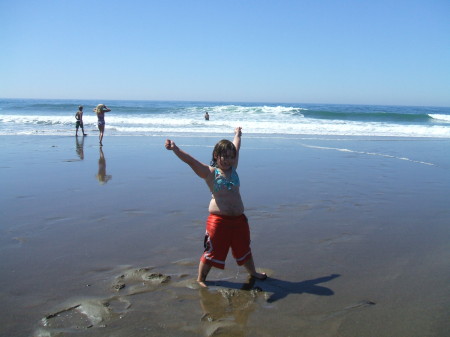 ashley at the beach