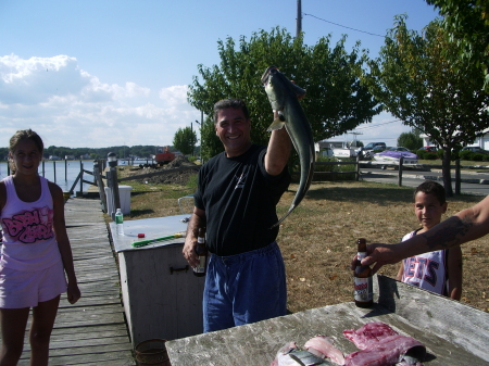 Fishing with my kids down at the NJ shore. Who caught this one?