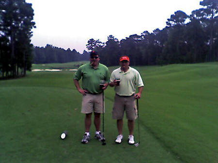 getting ready to tee off with my friend Jody in Auburn, Alabama 2006