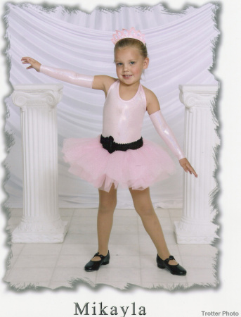 Mikayla's first dance recital