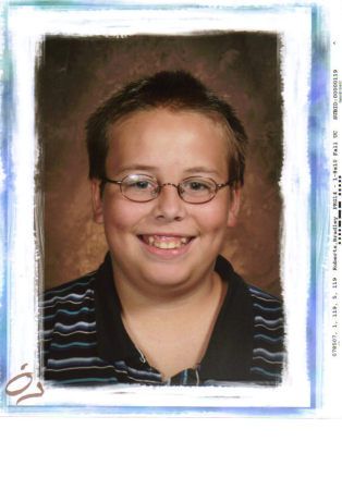 My son Bradley's 7th grade picture