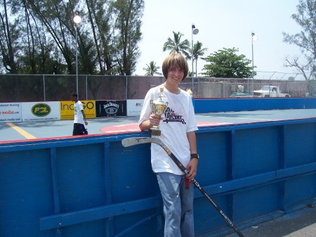 Paul, in NHL (Nassau Hockey League) Bahamas