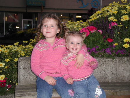 My girls, summer of 2005.