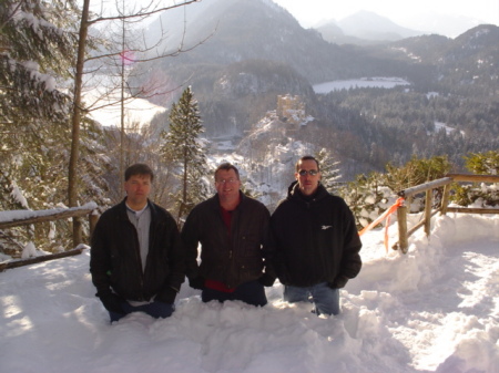 Me and some friends stuck in the Alps