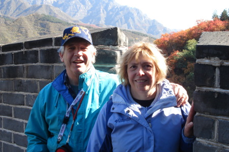 At the Great Wall of China, 2007