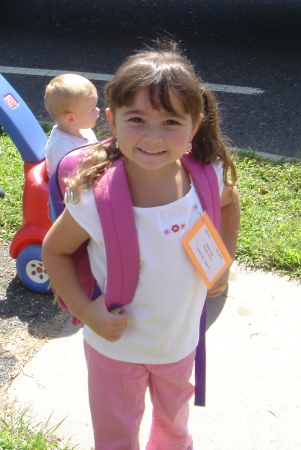 Gianna's 1st day of school