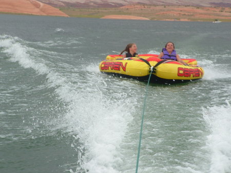 Lake Powell 2006, my girls having fun! Best family vacation