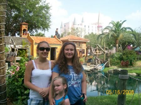 My daughters on our Disney vacation May '08