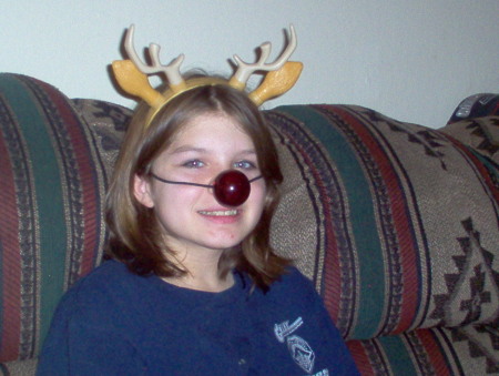 Heather the red nosed reigndeer