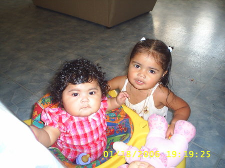 My Nieces Yesenia and Rosario