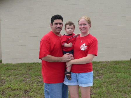 Jose & me with youngest son Joshua, 07/2007