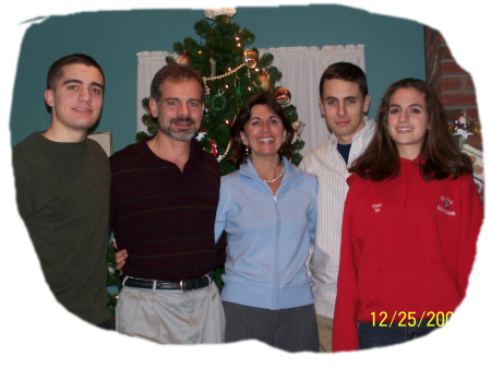 Family at Christmas Dec 04