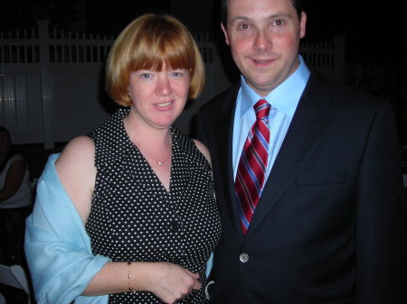 Mark and Sandra at engagement party