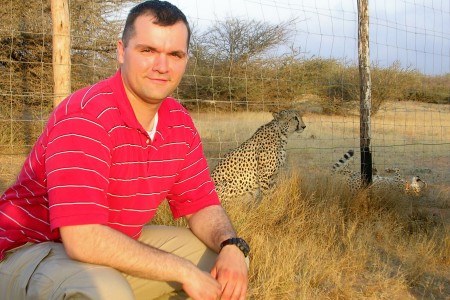 me and the cheetah