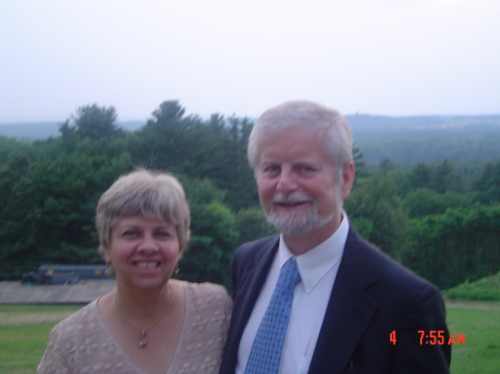 Eve and me at Daves wedding summer 06