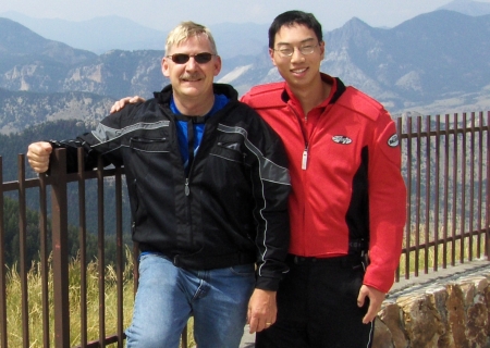 Paul and Ted on Motorcycle Trip