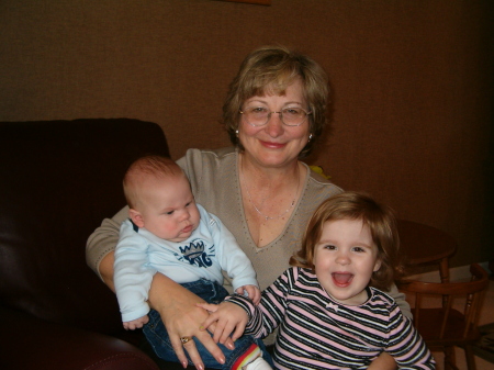 Janet with her grandbabies