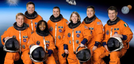 The Crew of Space Shuttle Discovery, Oct. 2007