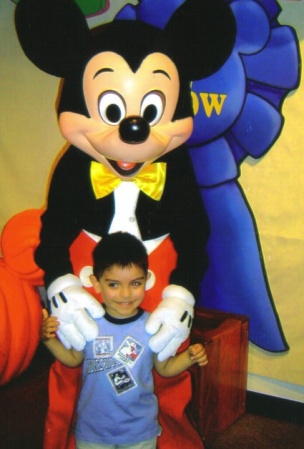 my little brother mark meeting mickey mouse