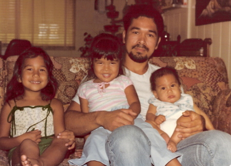 Angela, Alohalani. me and Lil Abe - 1981