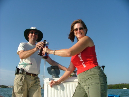 First Beer, Key Largo Weekend, My Friends Wife Virginia Shirt says "Remove Before Flight"